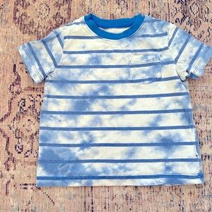 GAP Blue and White Striped Kids Tee